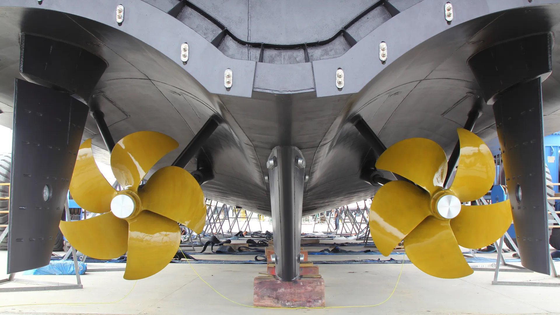 Anti-Corrosion Finish - Vessel Hull Section