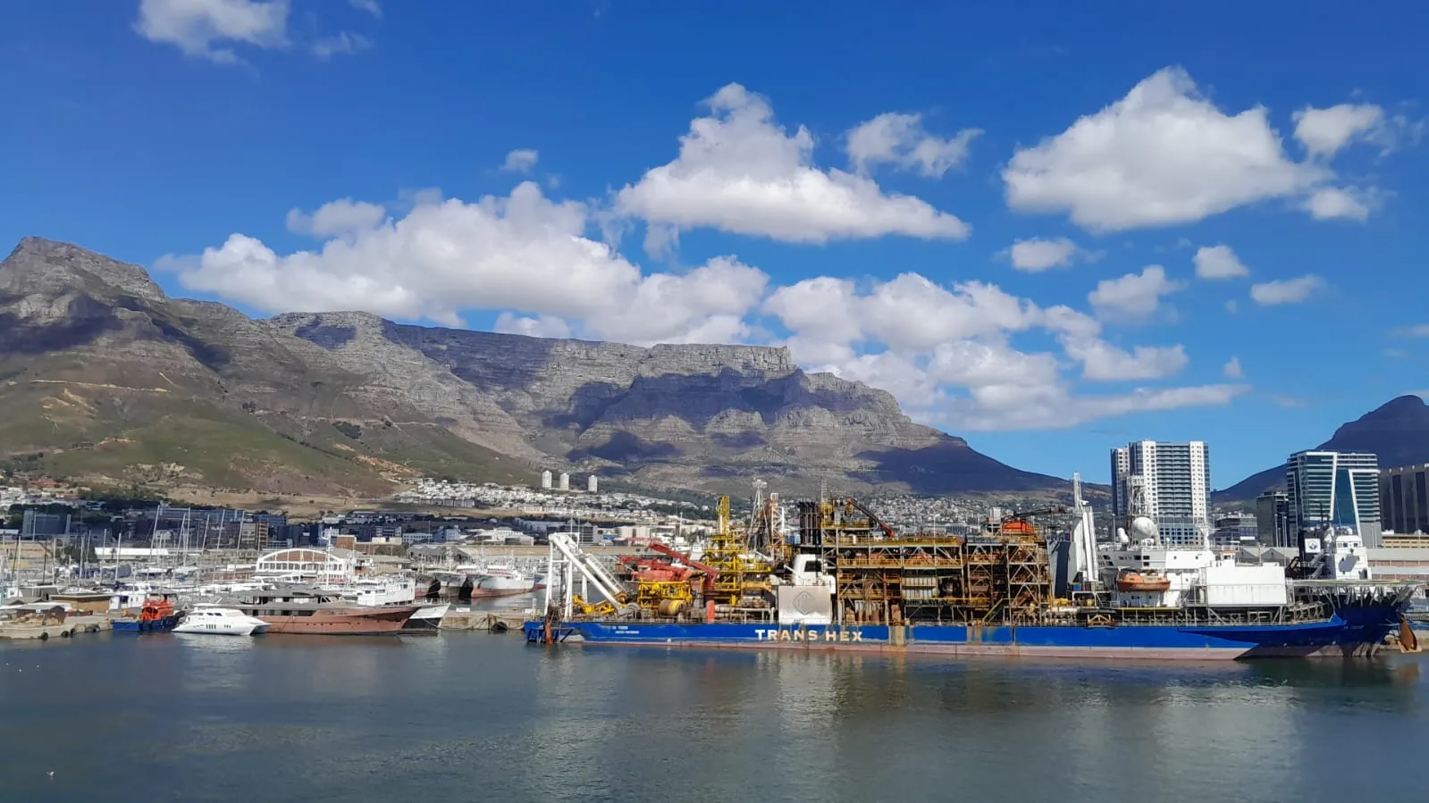 Cape Town Harbor Panorama